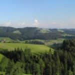 ein Panorama, geschossen unter der Dürsrüti