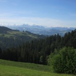 Schöne Aussicht knapp vor der Egg